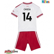 Camiseta Liverpool Federico Chiesa #14 Visitante Equipación para niños 2026-27 manga corta (+ pantalones cortos)